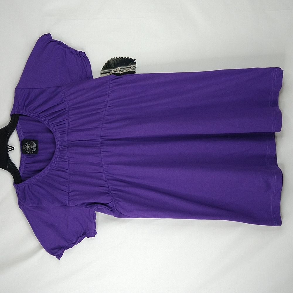 Sherry Taylor Purple Top Size: 2X